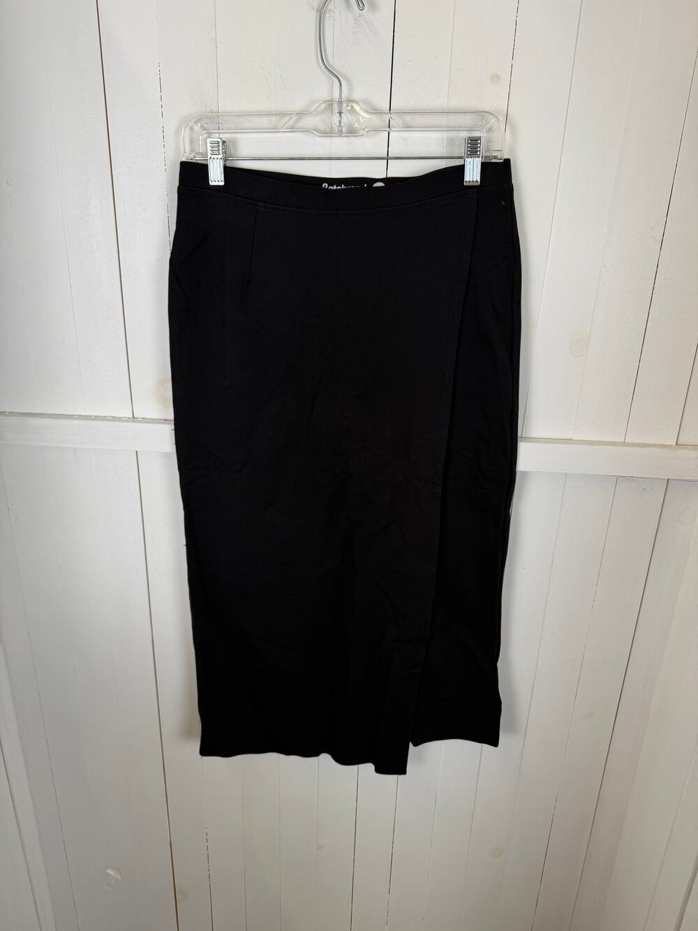 Betabrand Black A-Line Nylon Skort Size M NWT